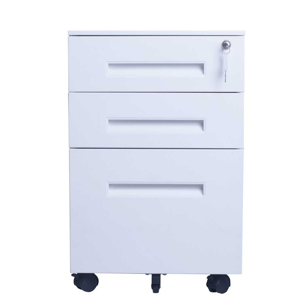 Side pulling mobile drawer cabinet