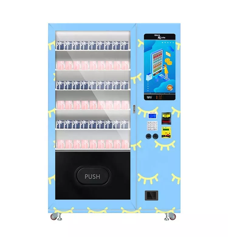 Elevator gift vending machine beauty cosmetics digital touch screen vending machines for sale hair