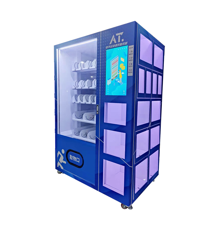 sport goods snack drink vending machine combo basketball vending machine with locker and spiral