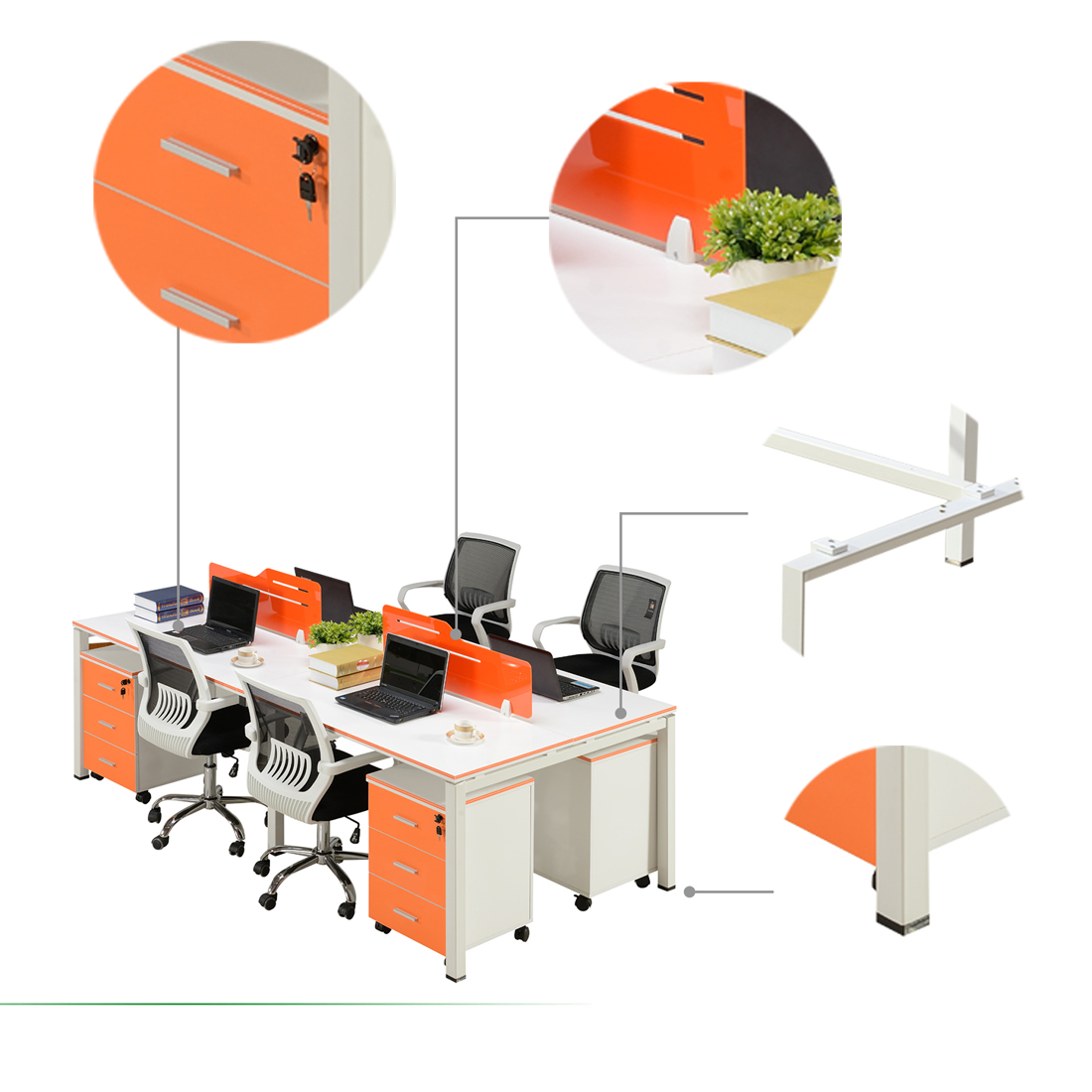 Colorful 4 Seater Office Desk 2.jpg
