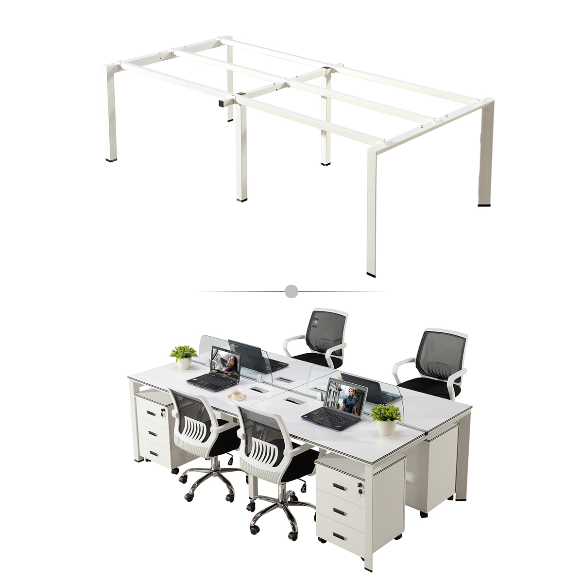 Knowed Down Office Desk for 4 Person 1.jpg