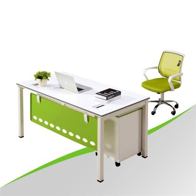Colorful Single Office Desk