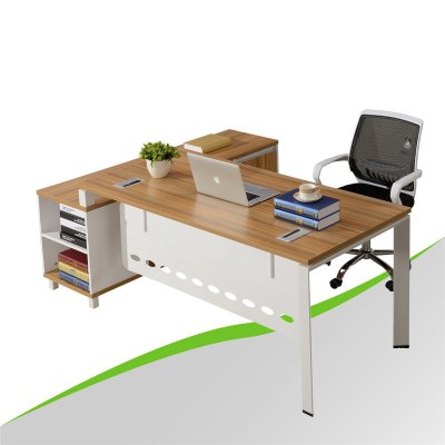 L-shaped Wooden Color Office Desk