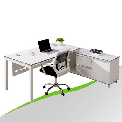 White Executive Office Desk