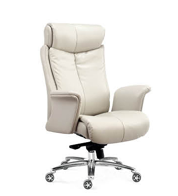 Leather Excutive chair beige color