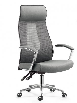 Mesh excutive chair beige color