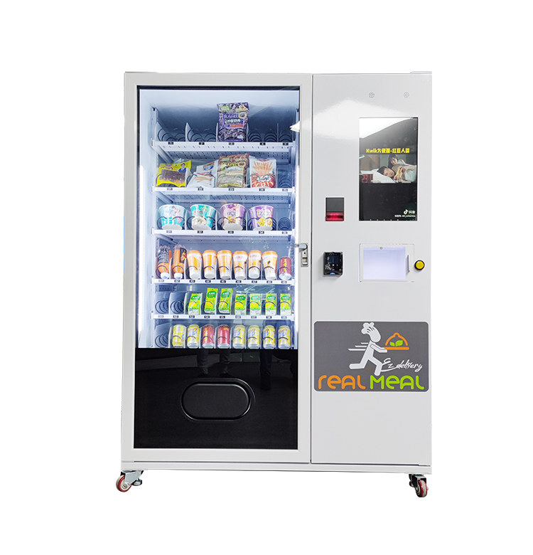 Vending machine for noodle coffee