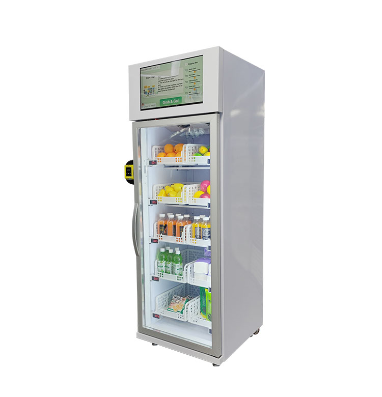 single door smart Fridge vending machine